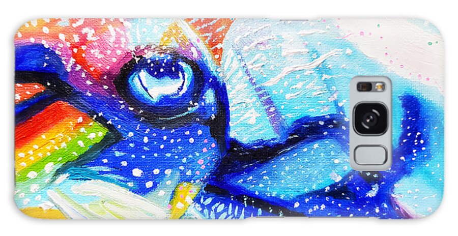 Abstract Galaxy Case featuring the painting Cuttlefish by Christine Bolden