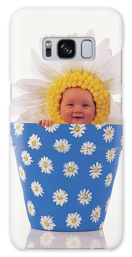 Color Galaxy Case featuring the photograph Daisy Flowerpot by Anne Geddes