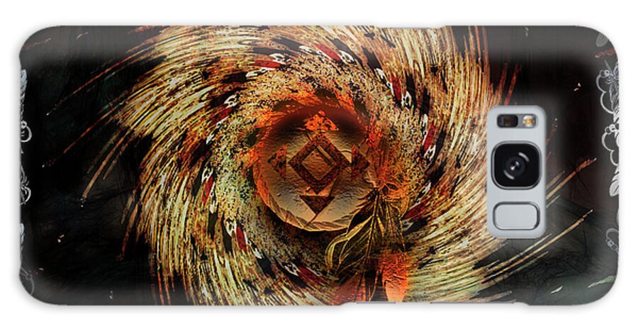 American Indian Galaxy Case featuring the digital art Dance Of Honor by Michael Damiani