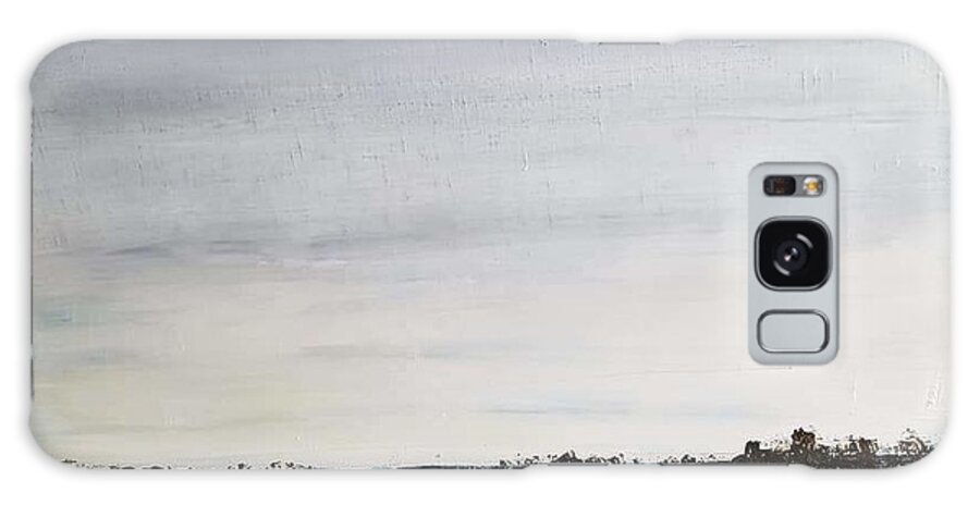  Galaxy Case featuring the painting Dark Horizon by Caroline Philp