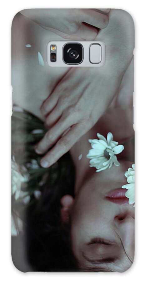 Flowers Galaxy Case featuring the digital art Dark spring by Cambion Art