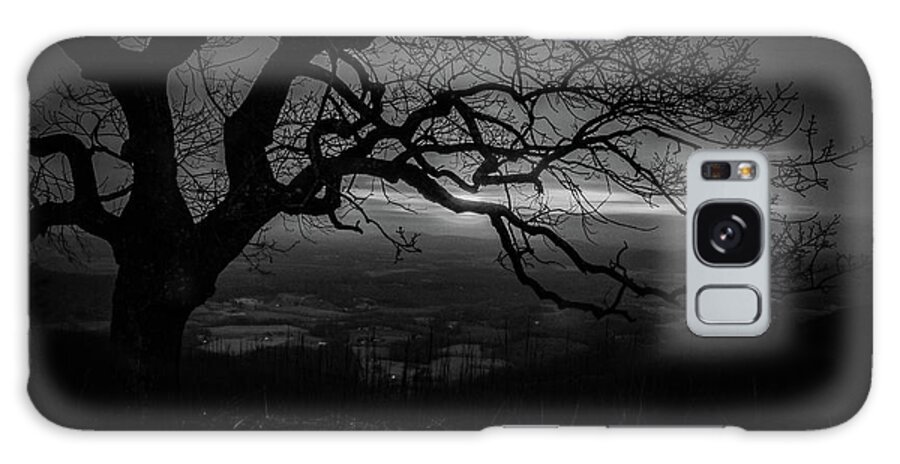 Blue Ridge Mountains Galaxy Case featuring the photograph Dark Sunrise by Deb Beausoleil