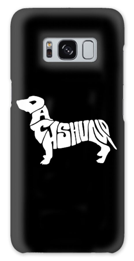 Daschshund T-shirt Galaxy Case featuring the digital art Daschshund Gift for Daschund Owners by Caterina Christakos