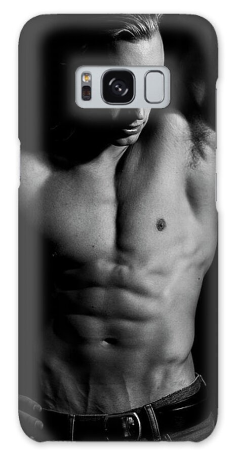 Dave Galaxy Case featuring the photograph Dave the bodybuilder by Jim Whitley