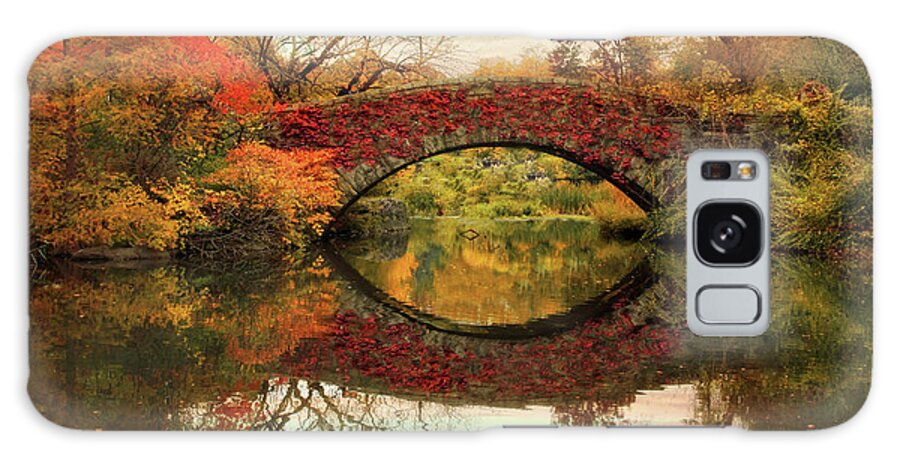 Bridge Galaxy Case featuring the photograph Dawn at Gapstow by Jessica Jenney