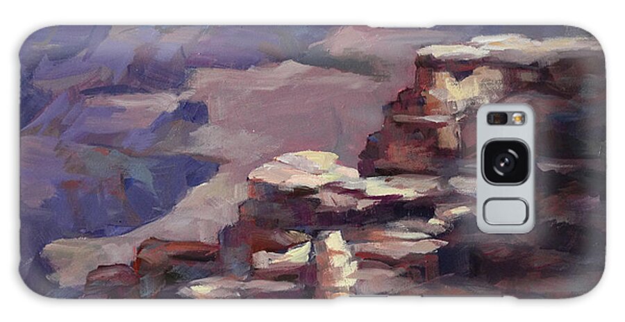 Grand Canyon Galaxy Case featuring the painting Day 2 Grand Canyon II by Laurie Snow Hein