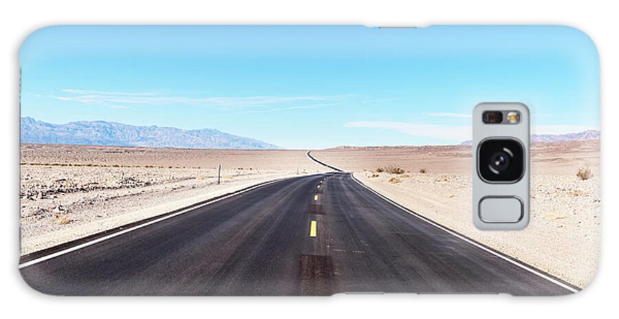 Landscape Galaxy Case featuring the photograph Death Valley Road by Mango Art