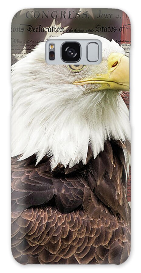 Patriotic Galaxy Case featuring the photograph Declaration of Independence by Dale Kincaid
