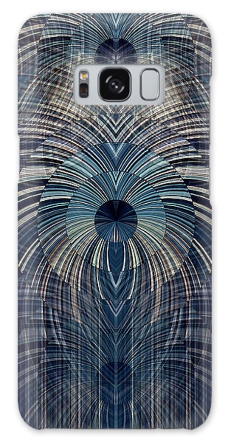 Spiral Galaxy Case featuring the digital art Deco Blue by David Manlove