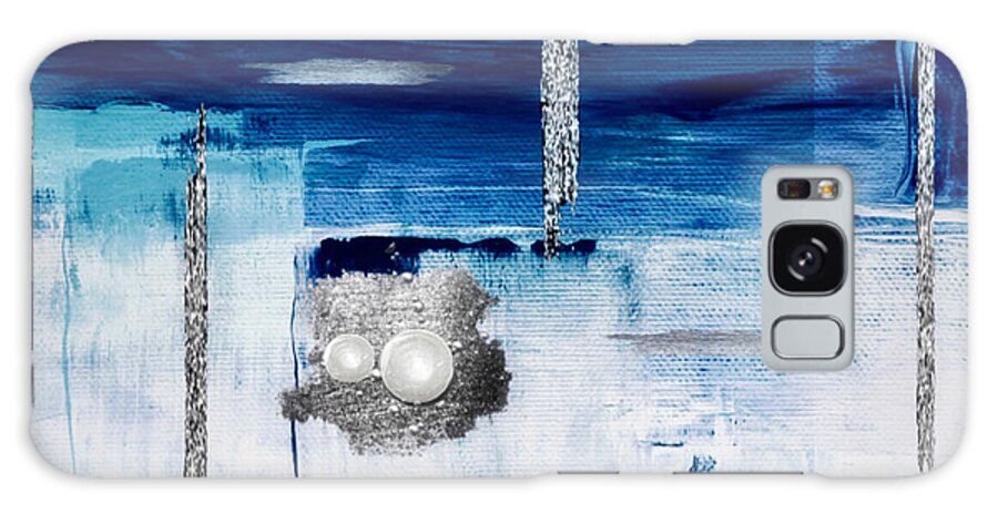 Abstract Art Galaxy Case featuring the digital art Deep by Canessa Thomas