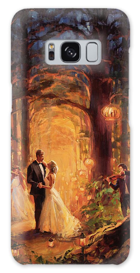 Wedding Galaxy Case featuring the painting Deep Forest Wedding by Steve Henderson