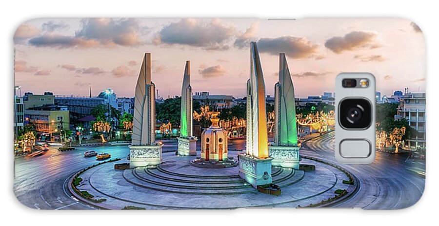 Ancient Galaxy Case featuring the photograph Democracy Monument by Manjik Pictures