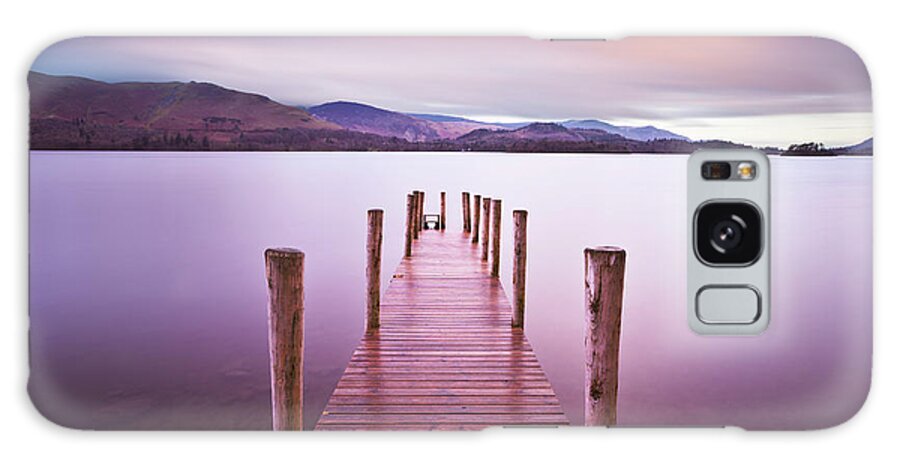 Derwent Water Galaxy Case featuring the photograph Derwent water jetty, Lake District, England by Neale And Judith Clark