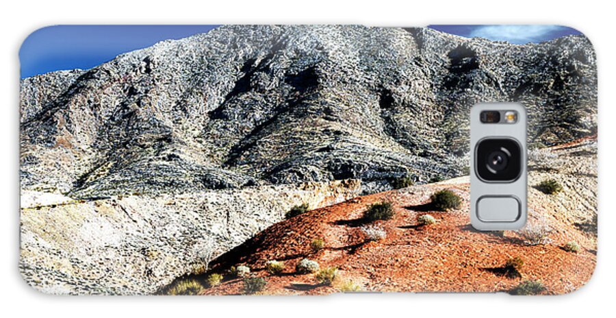 Desert Climbing Galaxy Case featuring the photograph Desert Climbing at the Valley of Fire by John Rizzuto