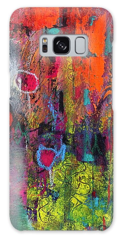 Abstract Galaxy Case featuring the painting Details by Bonny Butler