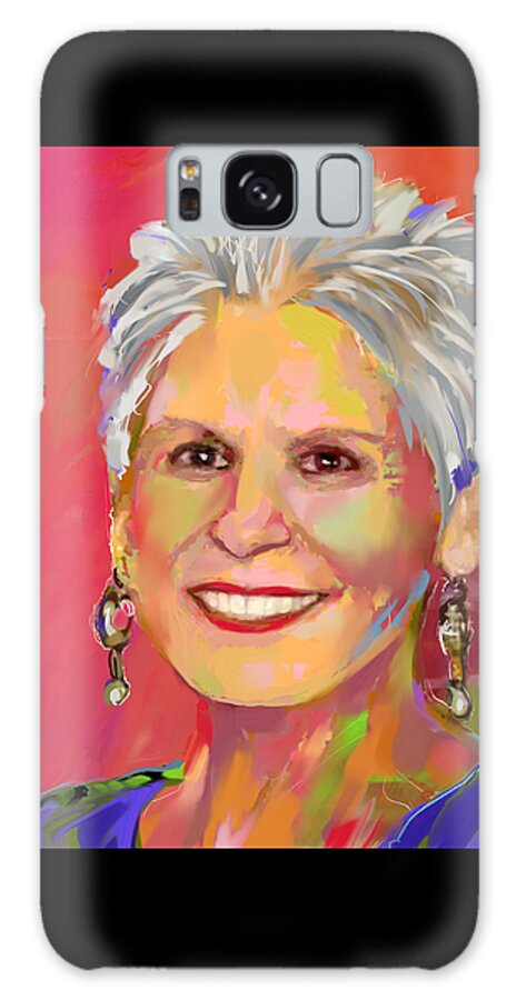  Galaxy Case featuring the painting Dianne Roy by Jackie Medow-Jacobson