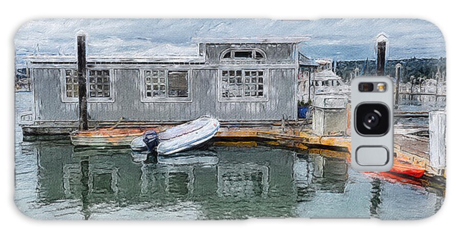 Brushstroke Galaxy Case featuring the photograph Dinghies by Jerry Abbott