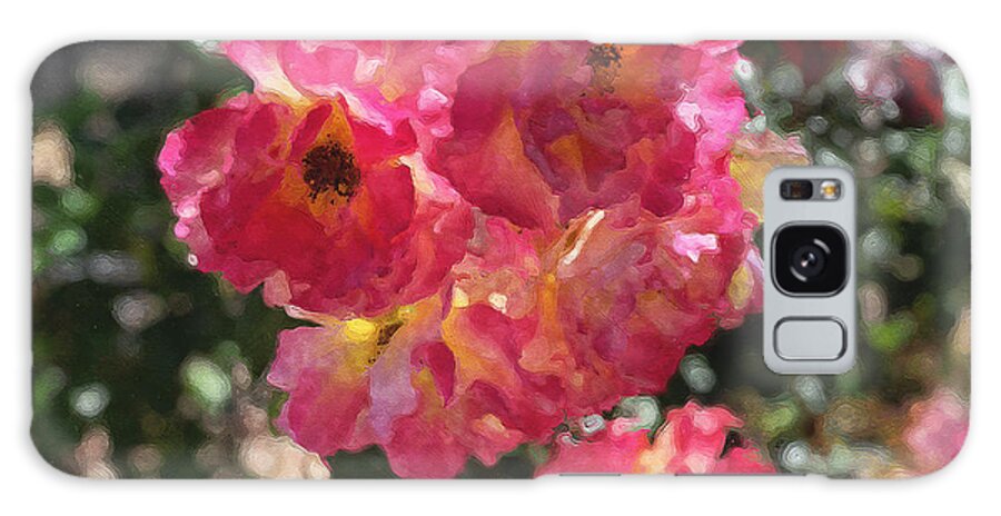Roses Galaxy Case featuring the photograph Disney Roses Five by Brian Watt