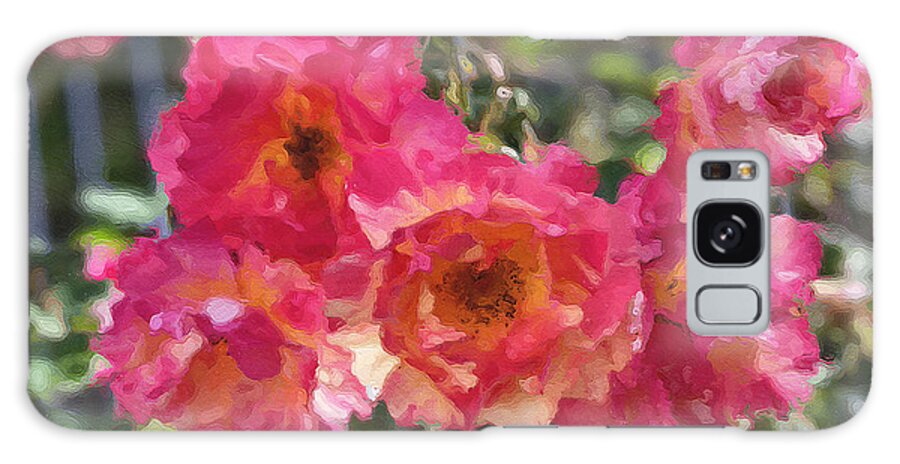 Roses Galaxy Case featuring the photograph Disney Roses Two by Brian Watt