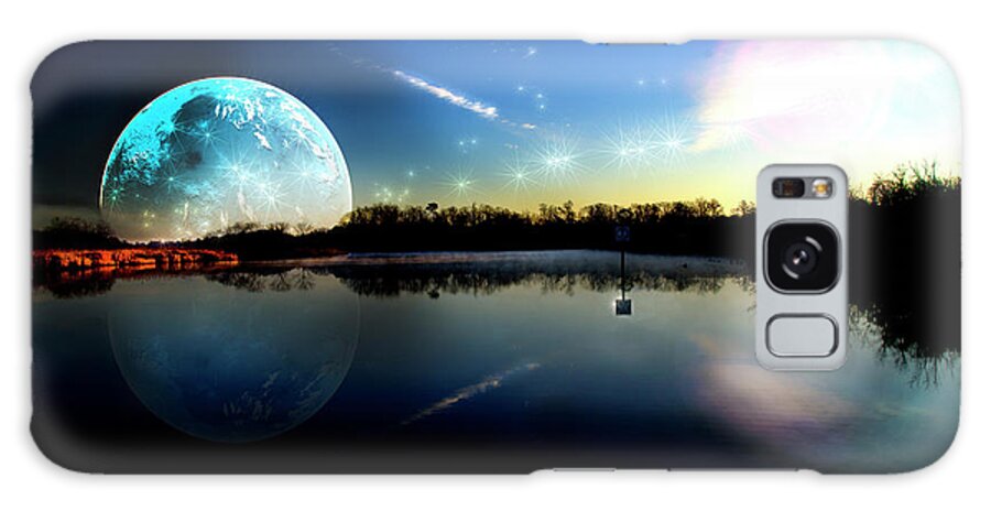Digital Image Galaxy Case featuring the digital art Distant Peace by Anthony M Davis