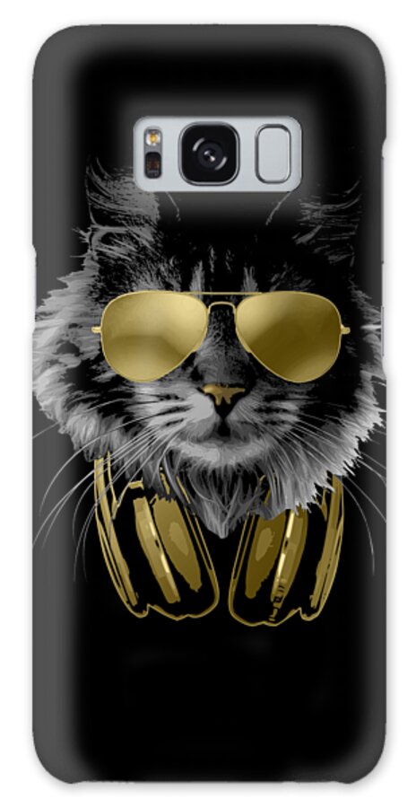 DJ Furry Cat Bling Galaxy Case by Megan Miller - Fine Art America