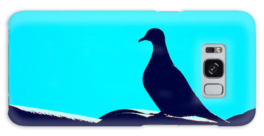 Dove Galaxy Case featuring the photograph Dove Rides the Waves by Deborah J Humphries
