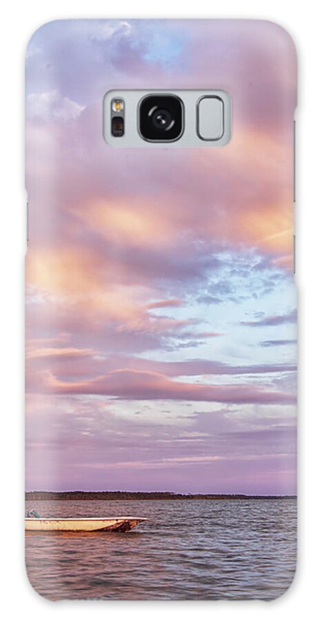 Sunset Galaxy Case featuring the photograph Down East North Carolina Sunset on North River by Bob Decker
