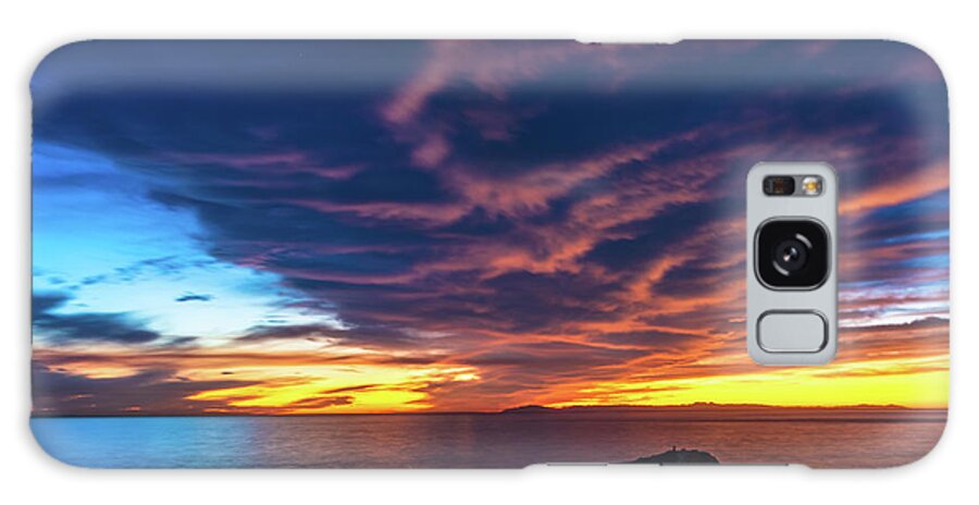 Dramatic Galaxy Case featuring the photograph Dramatic Laguna Beach Sunset by Abigail Diane Photography