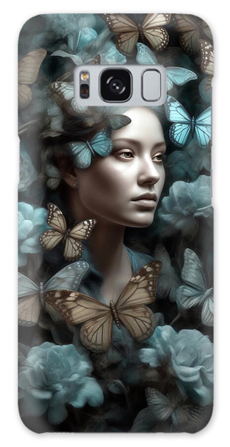 Woman Galaxy Case featuring the digital art Dream A Little Dream by Jacky Gerritsen