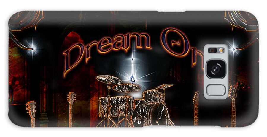 Aerosmith Galaxy Case featuring the digital art Dream On by Michael Damiani