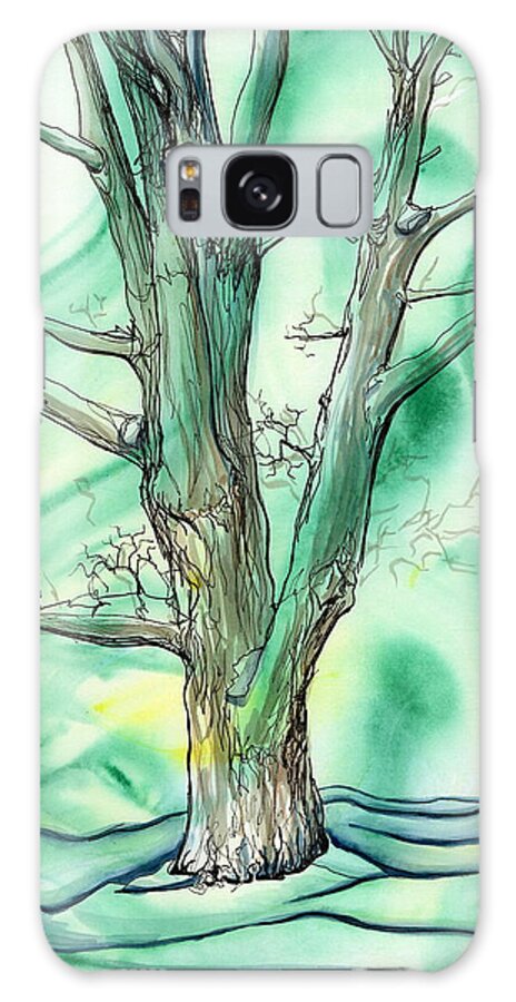 Swirl Galaxy Case featuring the painting Dreaming of Spring by Tammy Nara