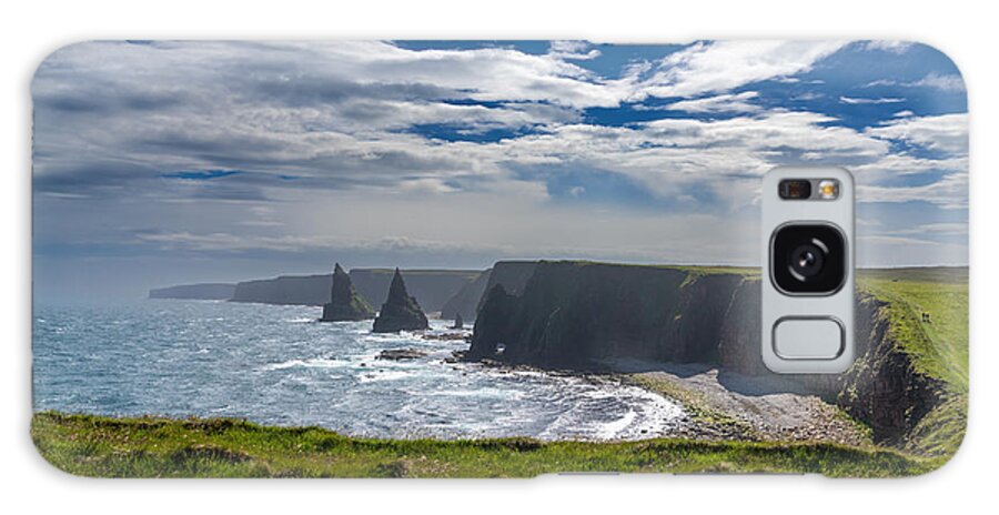 Duncansby Head Galaxy Case featuring the photograph Duncansby Sea Stacks by Nando Lardi