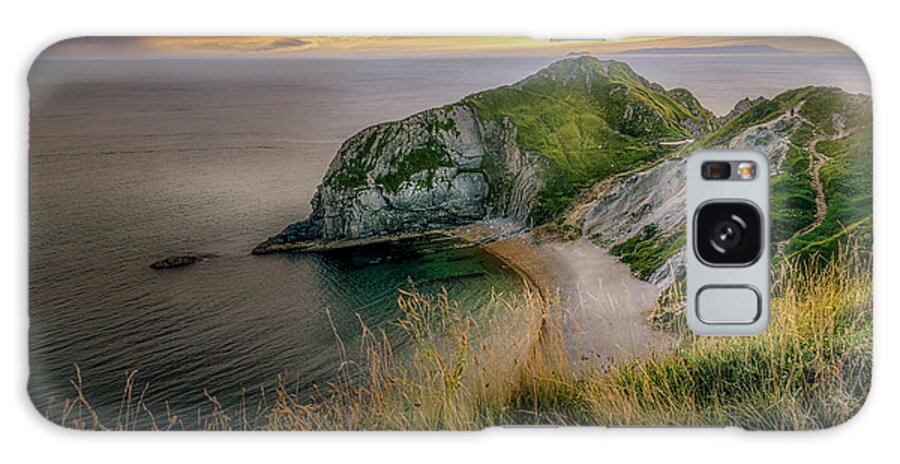 Rock Galaxy Case featuring the photograph Durdle Door Headland by Chris Boulton