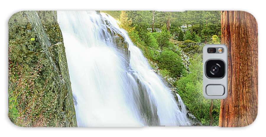 Waterfall Galaxy Case featuring the photograph Eagle Falls Brink by Randy Bradley