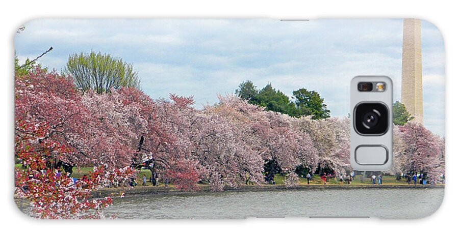 Tidal Basin Galaxy S8 Case featuring the photograph Early Arrival Of The Japanese Cherry Blossoms 2016 by Emmy Marie Vickers