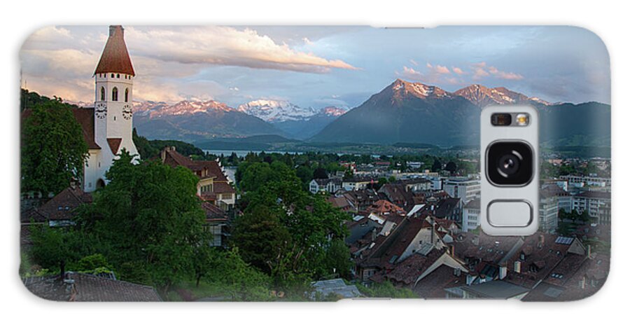 Switzerland Galaxy Case featuring the photograph Early Morning View of Thun Switzerland by Matthew DeGrushe
