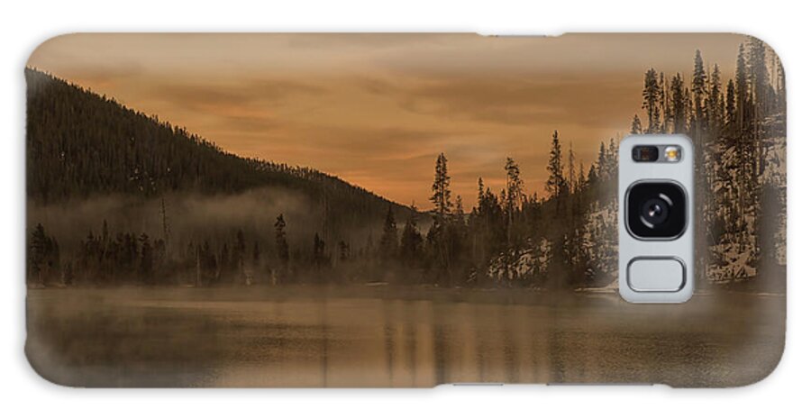 Yellowstone Galaxy S8 Case featuring the photograph Early Morning Yellowstone by CR Courson