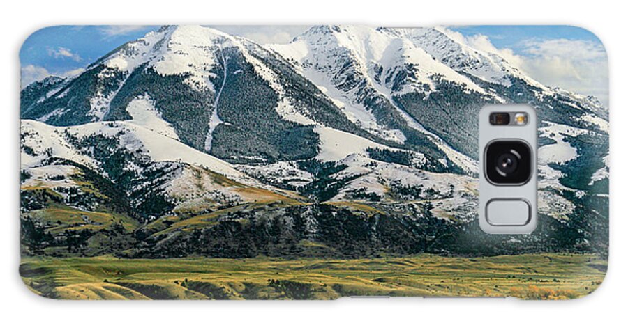 _earthscapes Galaxy Case featuring the photograph Early October Snows of Montana by Tommy Farnsworth