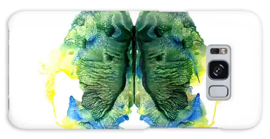 Ink Blot Galaxy Case featuring the painting Earthly Lungs by Stephenie Zagorski