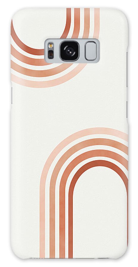 Rainbow Galaxy Case featuring the painting Earthy Rainbow by Ink Well