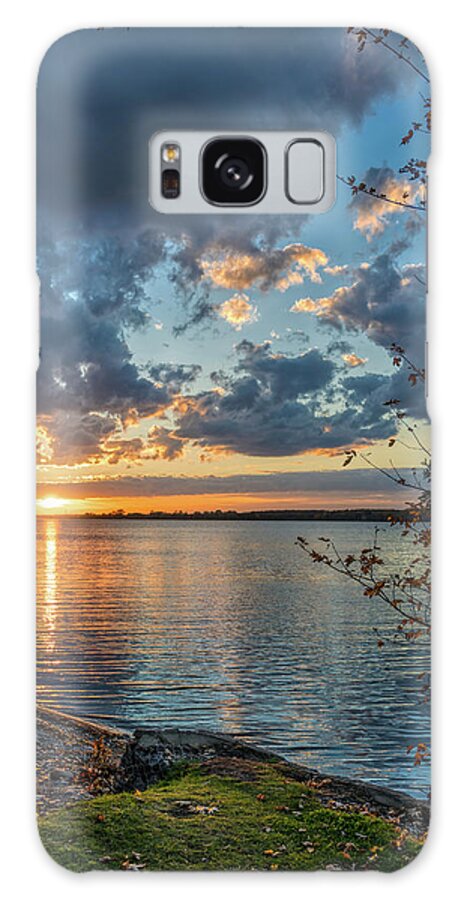 October Galaxy Case featuring the photograph East Lake Sunset by Dee Potter