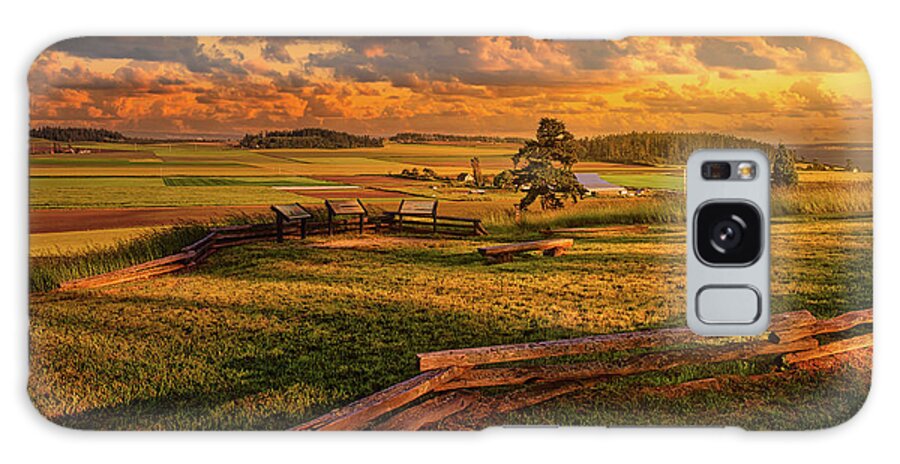 Ebey Galaxy Case featuring the photograph Ebey Prairie #1 by Thomas Hall