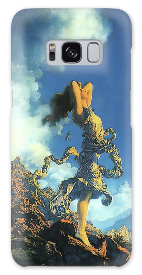 Maxfield Parrish Galaxy Case featuring the photograph Ecstasy by Maxfield Parrish