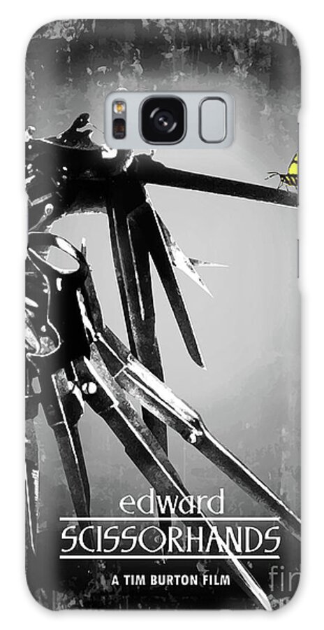 Movie Poster Galaxy Case featuring the digital art Edward Scissorhands by Bo Kev