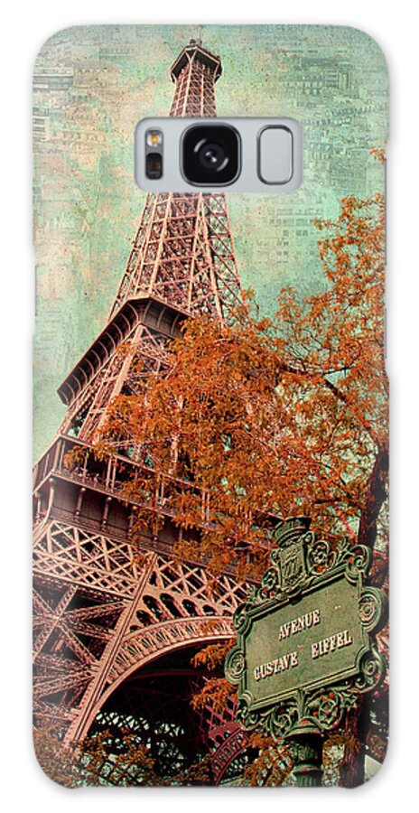 Eiffel Tower Galaxy Case featuring the photograph Eiffel Tower - Paris, France by Denise Strahm