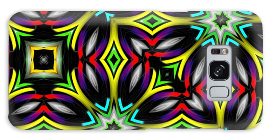 Electric Galaxy Case featuring the digital art Electric Connection by Designs By L