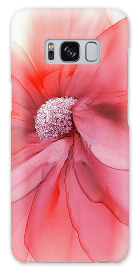 Floral Galaxy Case featuring the painting Embrace by Kimberly Deene Langlois