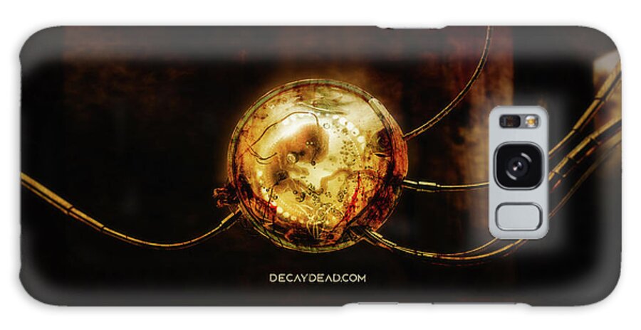 Decaydead Galaxy Case featuring the digital art Embryodead by Argus Dorian