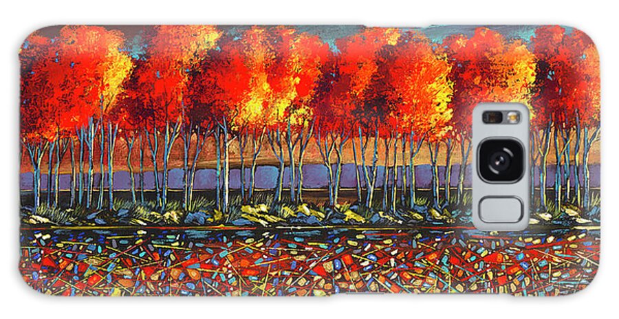 Ford Smith Galaxy Case featuring the painting Emotions of Motion by Ford Smith