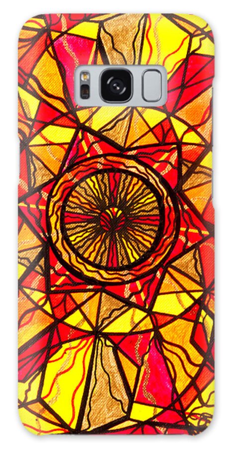 Empowerment Galaxy Case featuring the painting Empowerment by Teal Eye Print Store